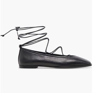 NEW! Dolce Vita Ryder Ankle Tie Leather Ballet Flat (Women) Size 8.5